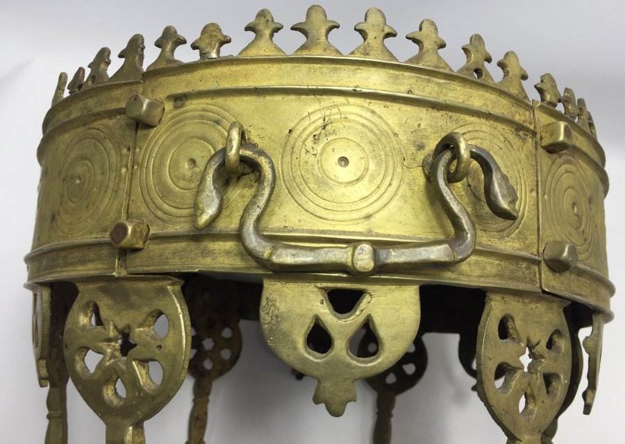 OSMANLI DÖNEMİ NADİR FORMDA SİİRT MANGALI