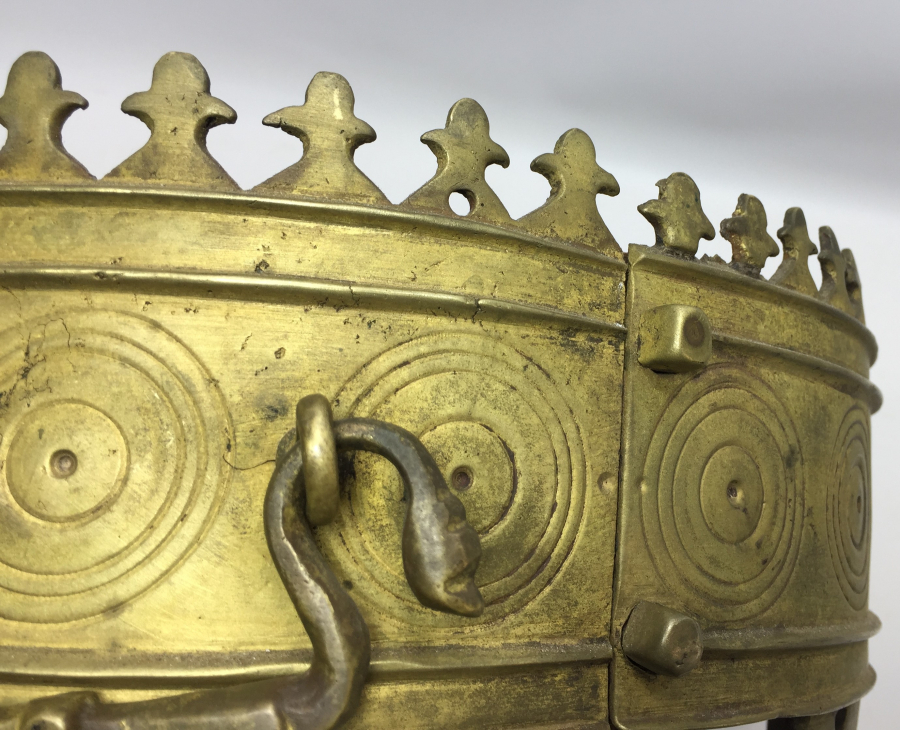 OSMANLI DÖNEMİ NADİR FORMDA SİİRT MANGALI