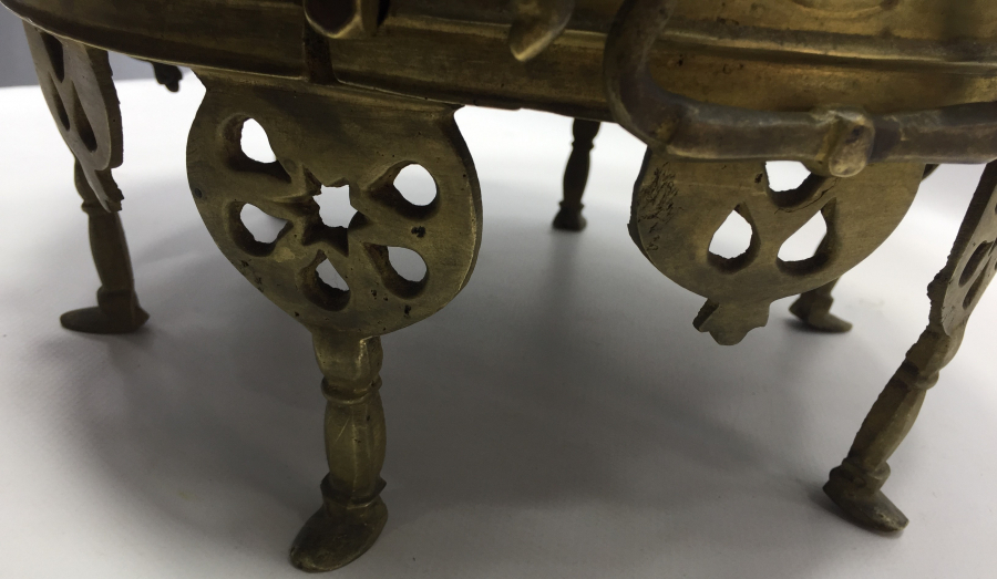 OSMANLI DÖNEMİ NADİR FORMDA SİİRT MANGALI