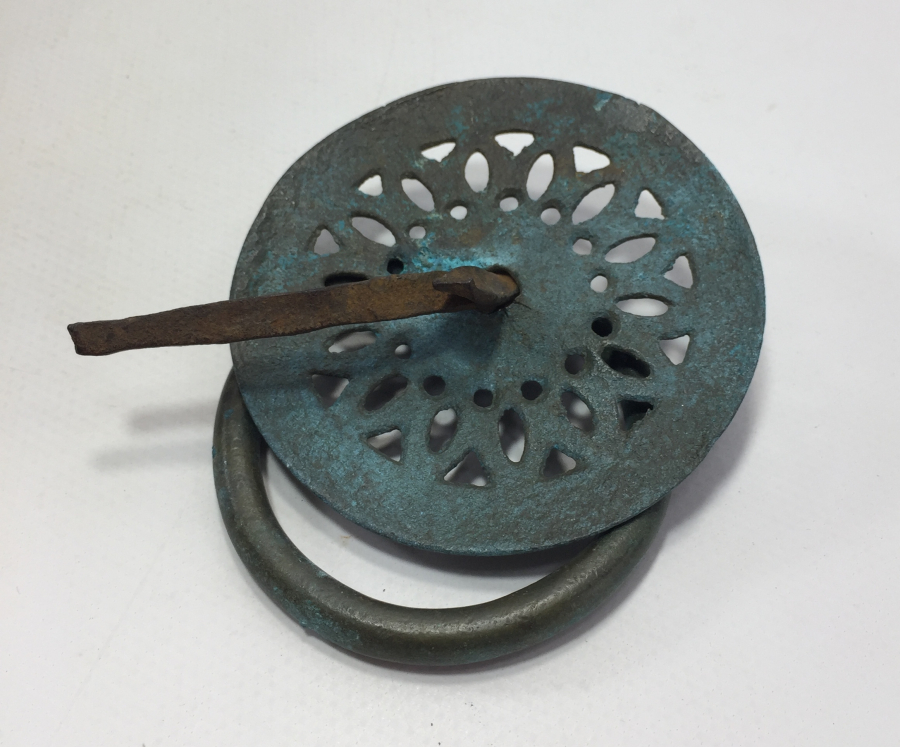 OSMANLI DÖNEMİ USTA DAMGALI NADİR FORMDA KAPI AYNASI - SÜSÜ