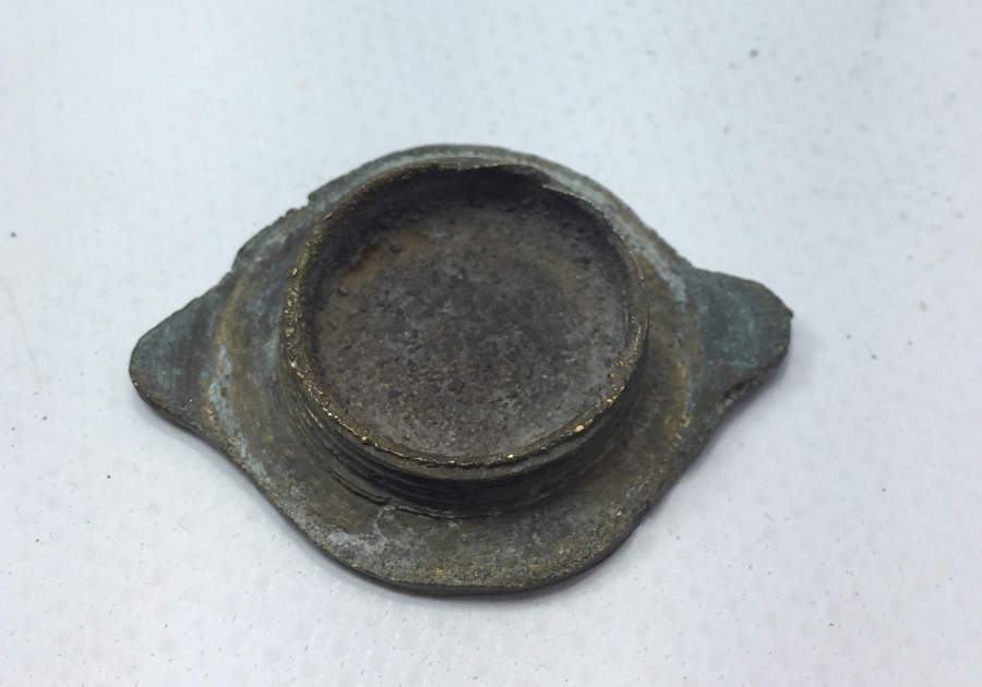 OSMANLI DÖNEMİ ÜZERİ OSMANLICA YAZILI METAL KAPAK