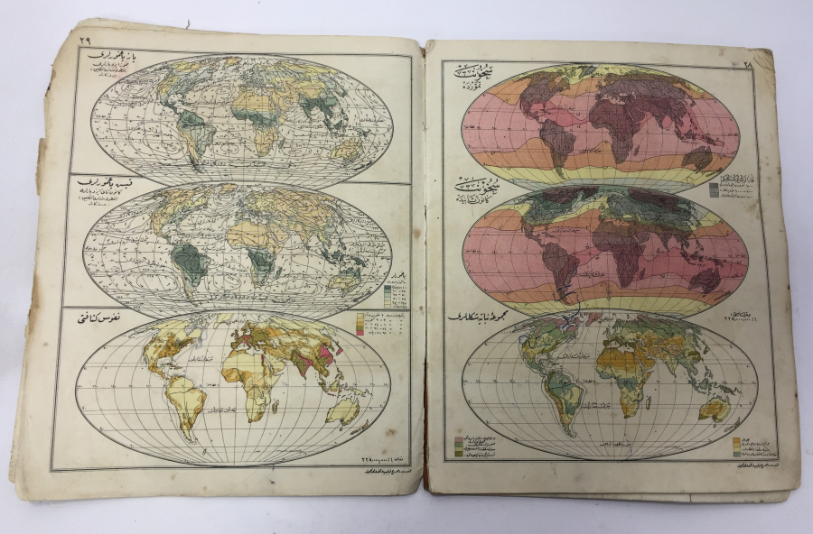 OSMANLICA YAZILI NADİR FAİK SABRİ ORTA ATLASI