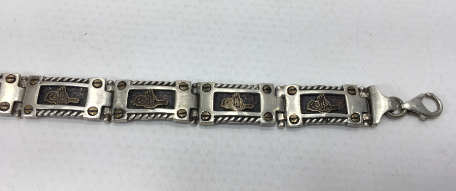 ÜZERİNDE OSMANLI TUĞRASI BULUNAN BİLEKLİK