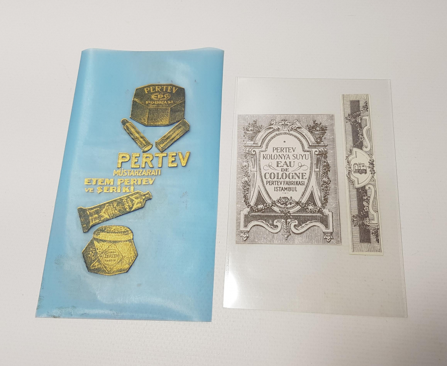 ETEM PERTEV PUDRA, KREM VE KOLONYA ETİKETLERİ LOTU