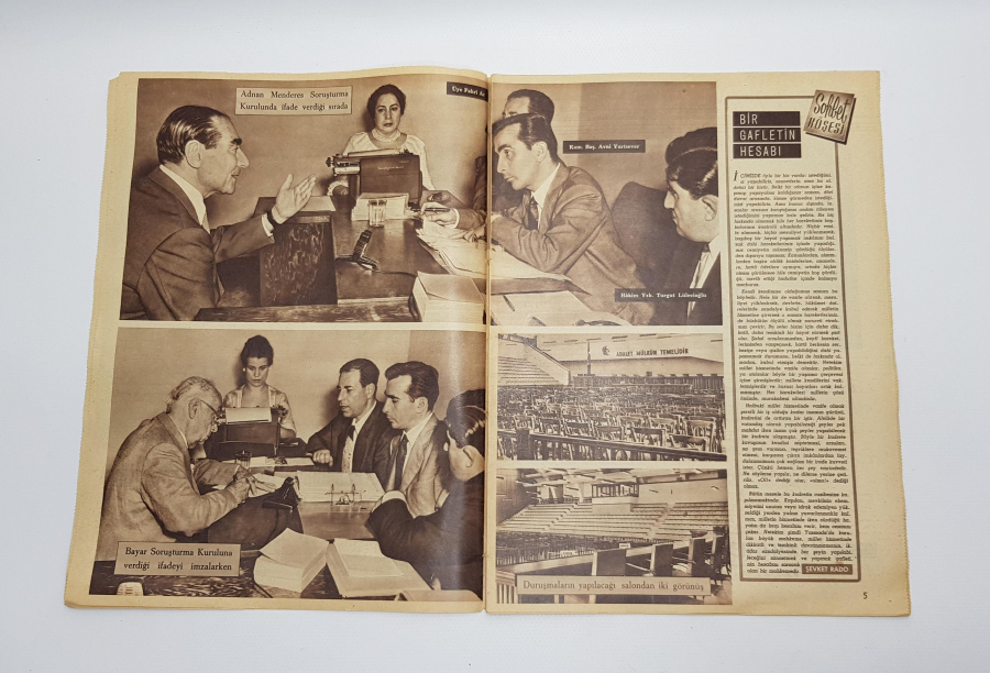 14 EKİM 1960 YASSIADA VE MENDERES KONULU HAYAT DERGİSİ