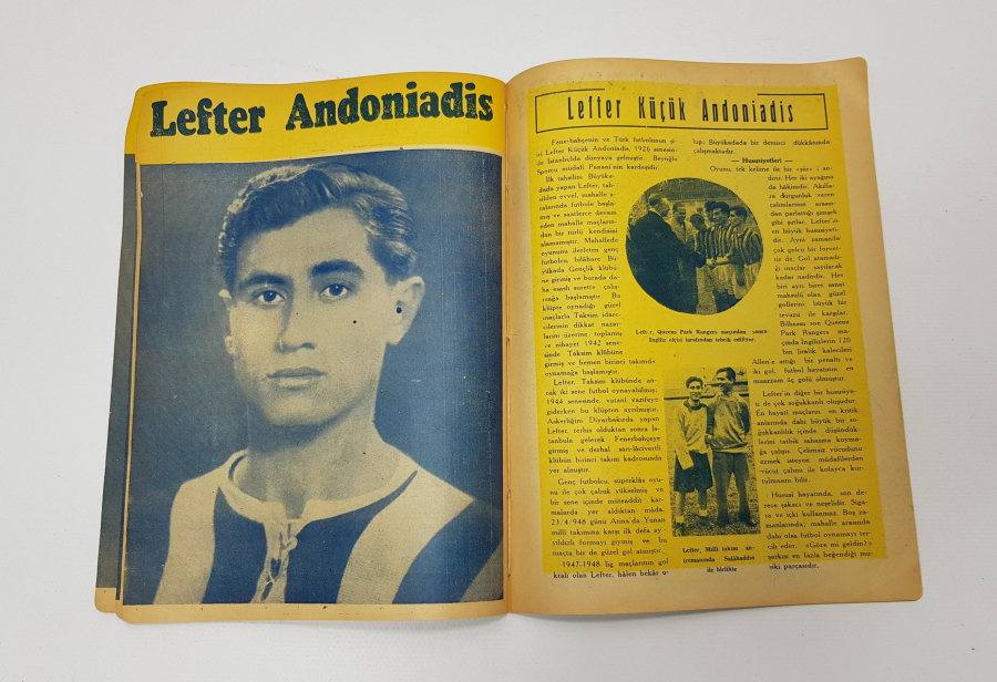 1947-1948 LİG ŞAMPİYONU FENERBAHÇE TÜRKSPOR FENER ALBÜMÜ 