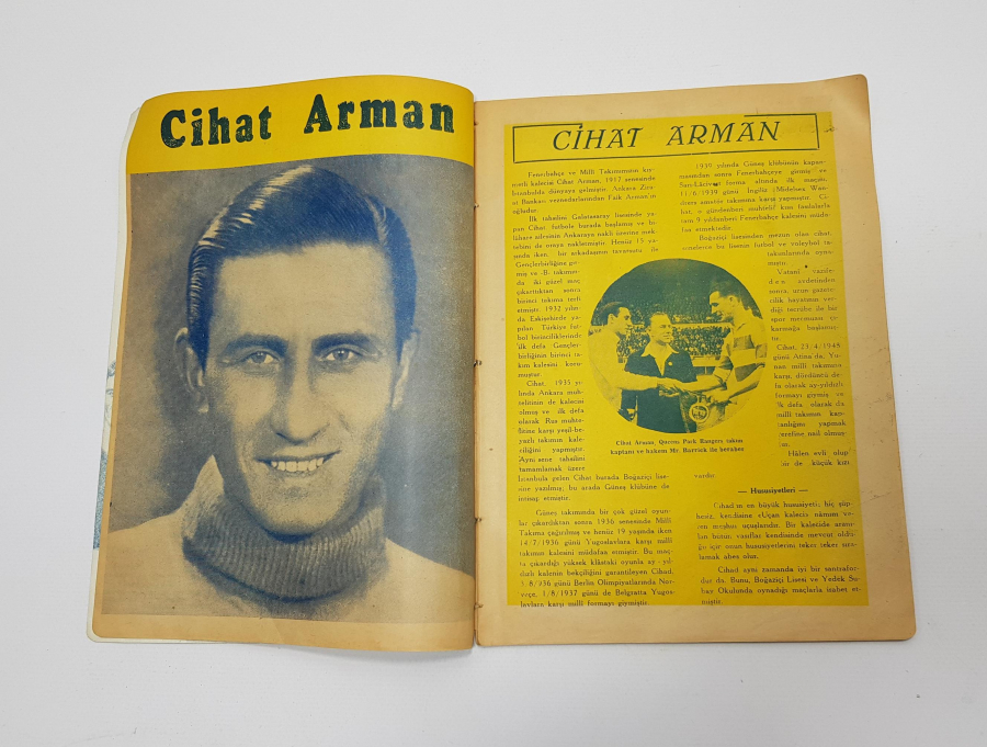 1947-1948 LİG ŞAMPİYONU FENERBAHÇE TÜRKSPOR FENER ALBÜMÜ 