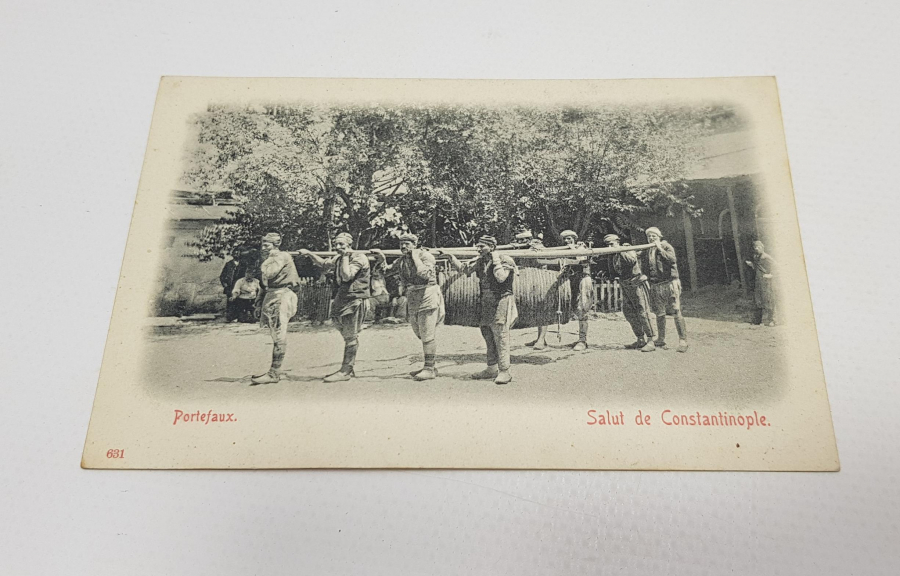 OSMANLI KARTPOSTAL: SIRIK HAMALLARI - TULUMBACILAR