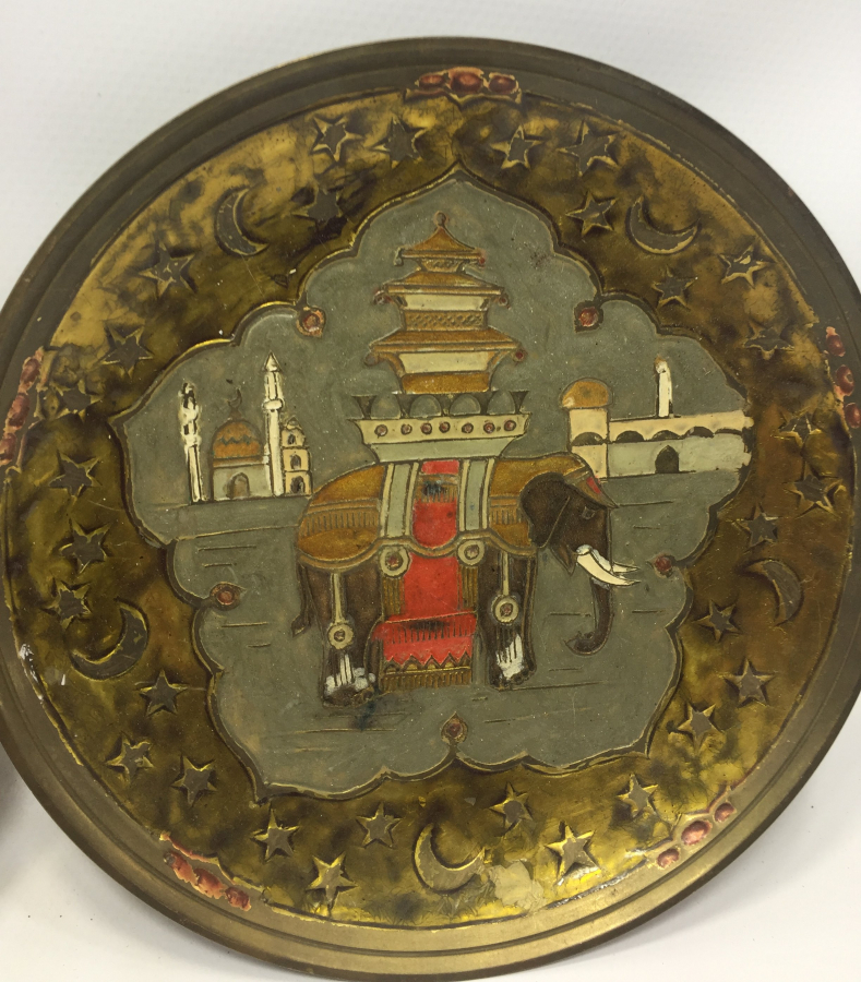 2 ADET ÜZERİ MİNELİ DUVAR TABAĞI