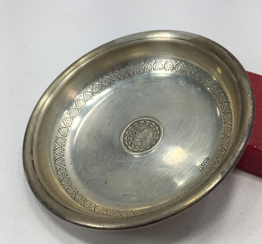 ORTASI TUĞRALI SÜLEYMANİYE İŞİ KINA TASI