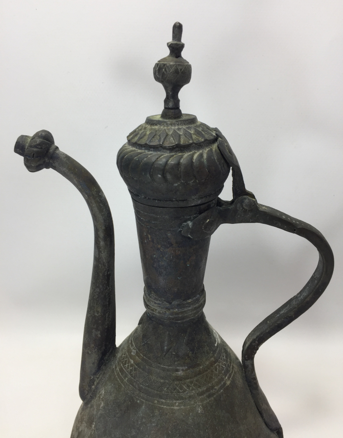 OSMANLI DÖNEMİ 1800 BAŞLARI NADİR FORMDA TEKKE İŞİ İBRİK