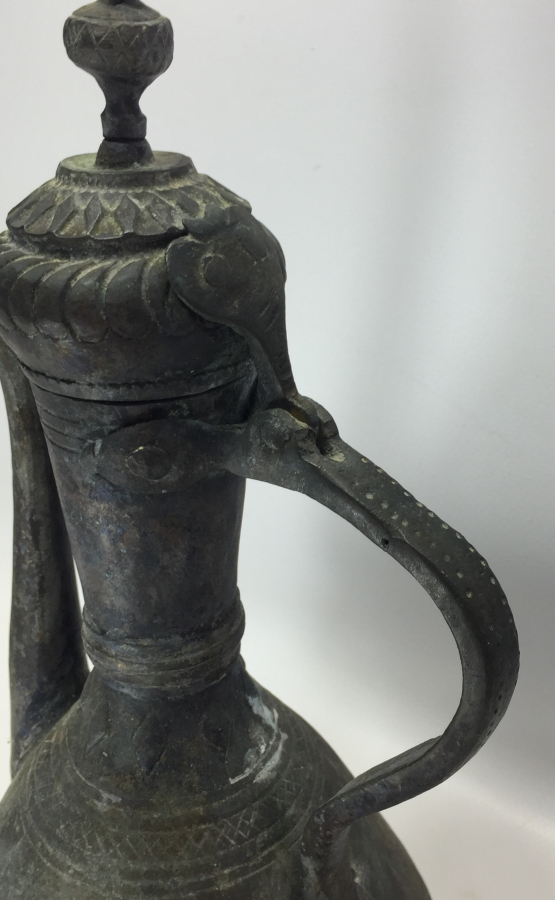 OSMANLI DÖNEMİ 1800 BAŞLARI NADİR FORMDA TEKKE İŞİ İBRİK