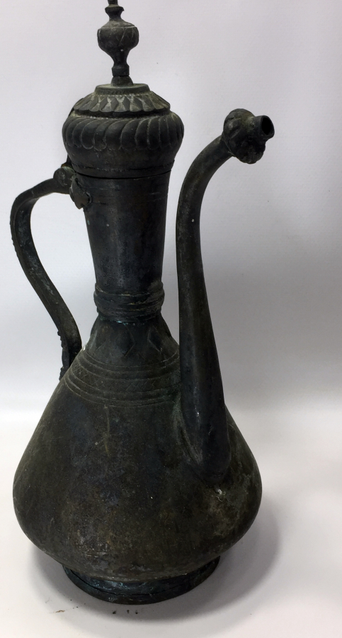 OSMANLI DÖNEMİ 1800 BAŞLARI NADİR FORMDA TEKKE İŞİ İBRİK