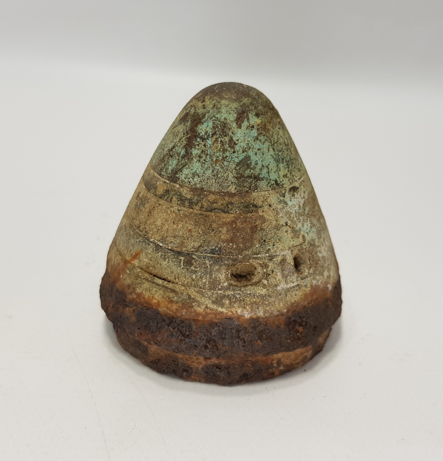 1. DÜNYA SAVAŞI OSMANLICA YAZILI TOP MERMİSİ BAŞLIĞI