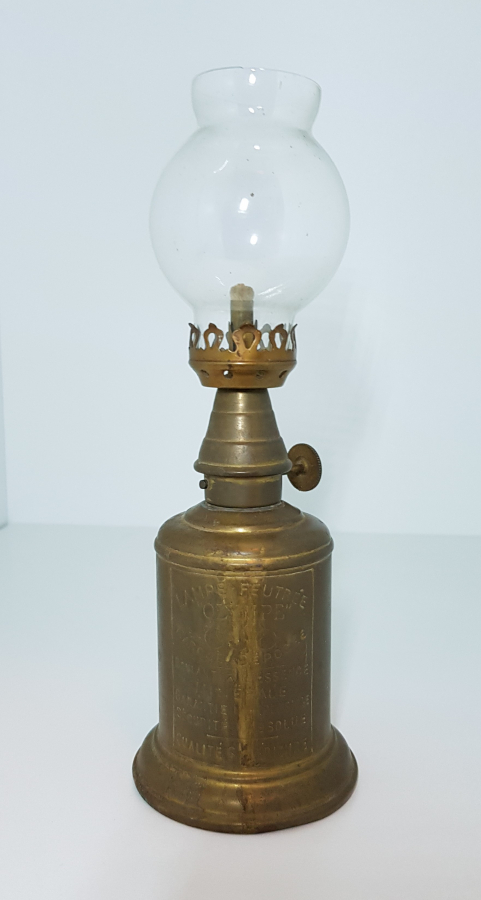 1900'LERDEN PİRİNÇ HAZNELİ GAZ LAMBASI