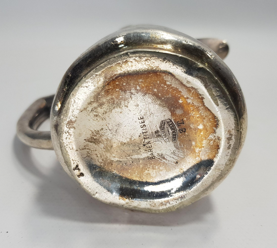 ANTİKA GÜMÜŞ KAPLAMA SÜTLÜK 