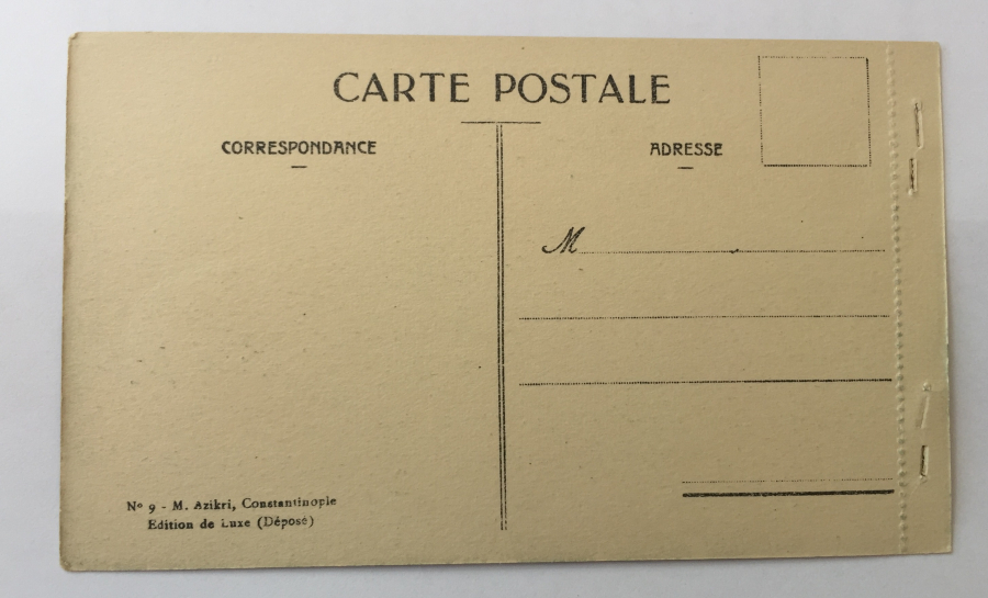 BOĞAZ MANZARASI OSMANLI DÖNEMİ KARTPOSTAL