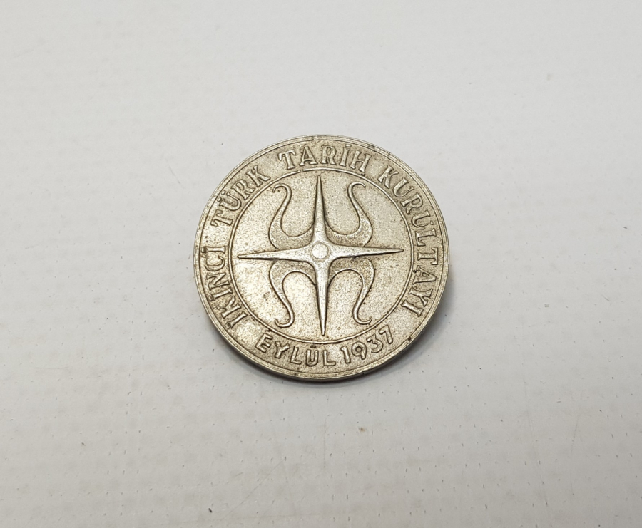 EYLÜL 1937 İKİNCİ TÜRK TARİH KURULTAYI ROZET - NADİR