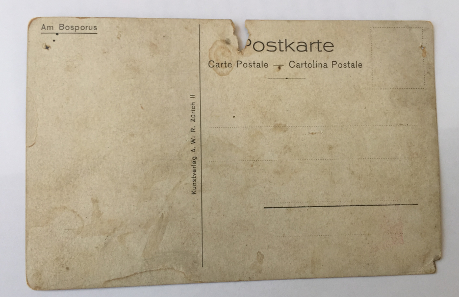 OSMANLI DÖNEMİ BOĞAZ GÖRSELLİ KARTPOSTAL