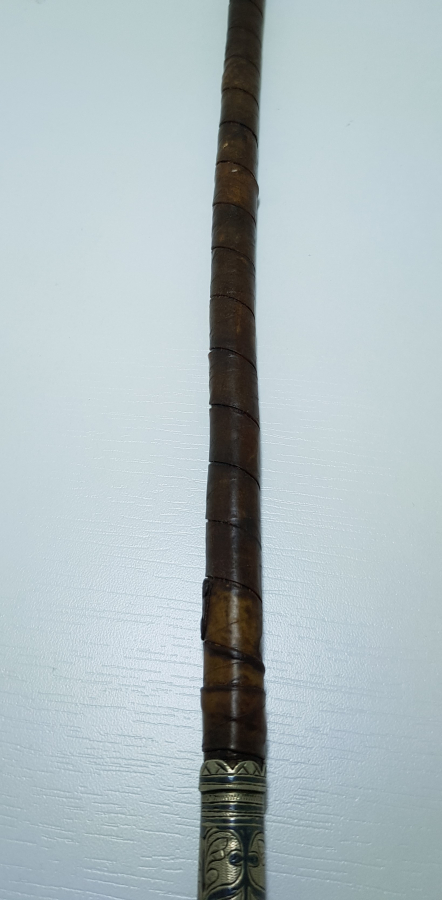 OSMANLI DÖNEMİ GÜMÜŞ SAPLI SUBAY KIRBACI 