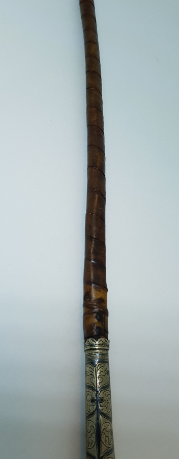 OSMANLI DÖNEMİ GÜMÜŞ SAPLI SUBAY KIRBACI 