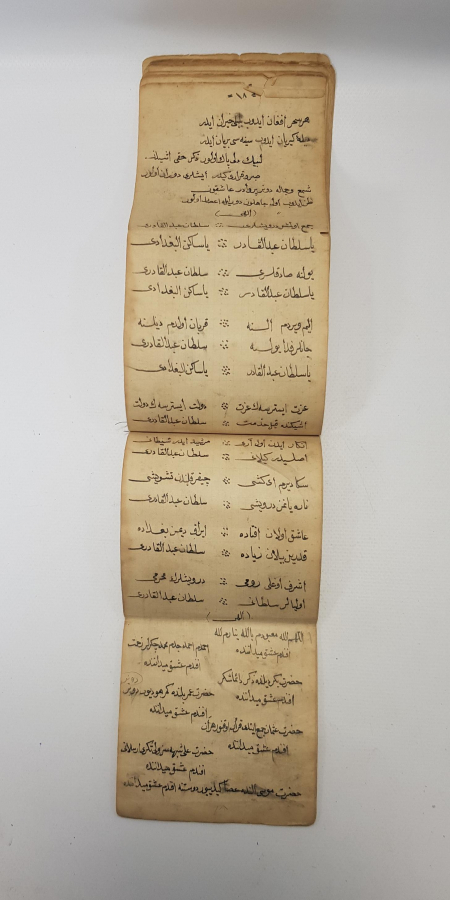 OSMANLI DÖNEMİ İLAHİLERDEN OLUŞAN EL YAZMA CÖNK 