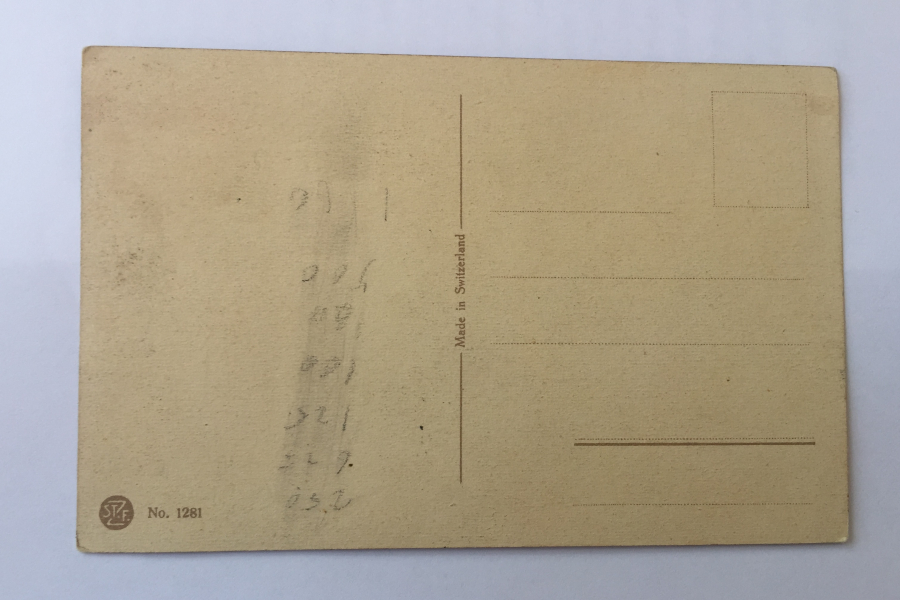 OSMANLI DÖNEMİ TABLODAN YAPILMIŞ KARTPOSTAL