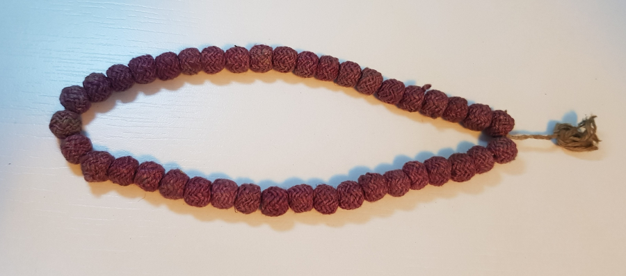 OSMANLI DÖNEMİ TEKKE İŞİ İP ÖRME ÇİLE TESBİHİ 