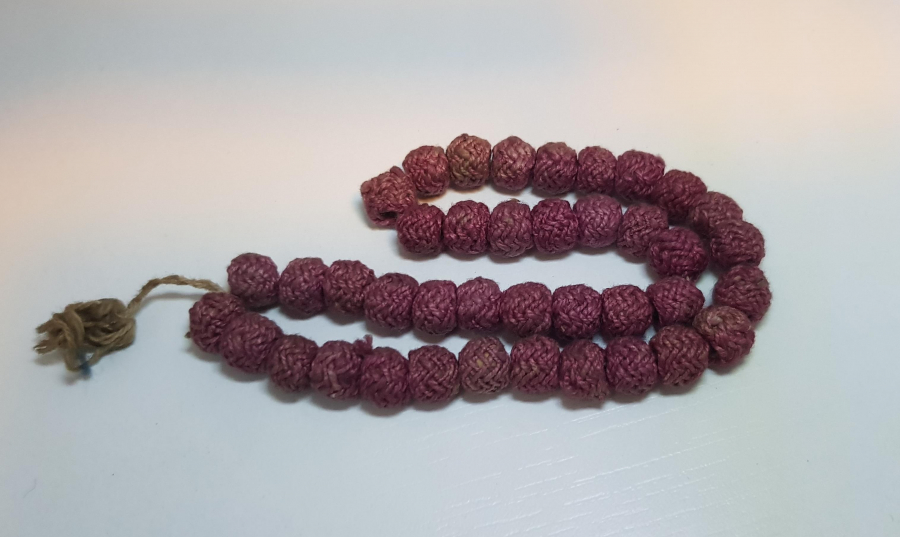 OSMANLI DÖNEMİ TEKKE İŞİ İP ÖRME ÇİLE TESBİHİ 