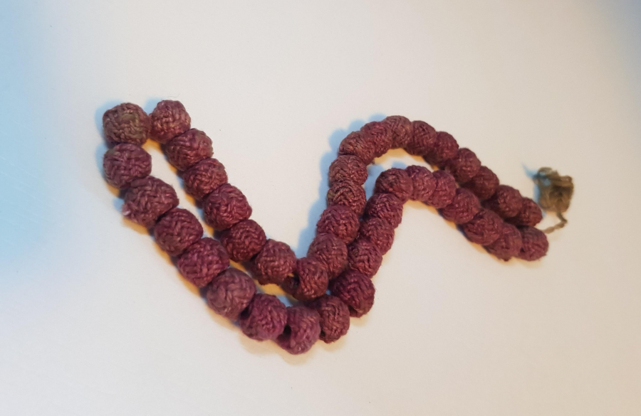 OSMANLI DÖNEMİ TEKKE İŞİ İP ÖRME ÇİLE TESBİHİ 