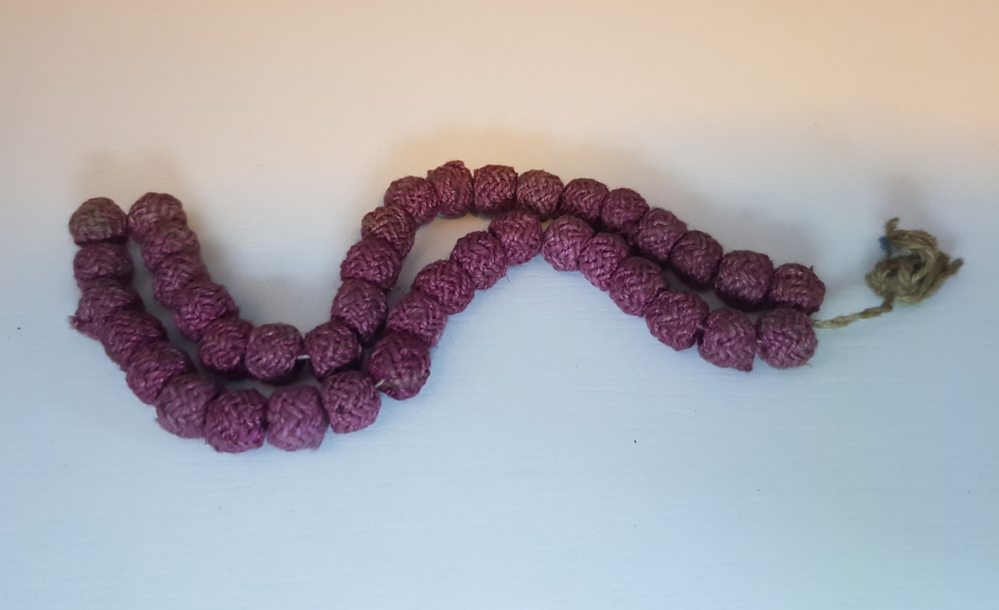 OSMANLI DÖNEMİ TEKKE İŞİ İP ÖRME ÇİLE TESBİHİ 