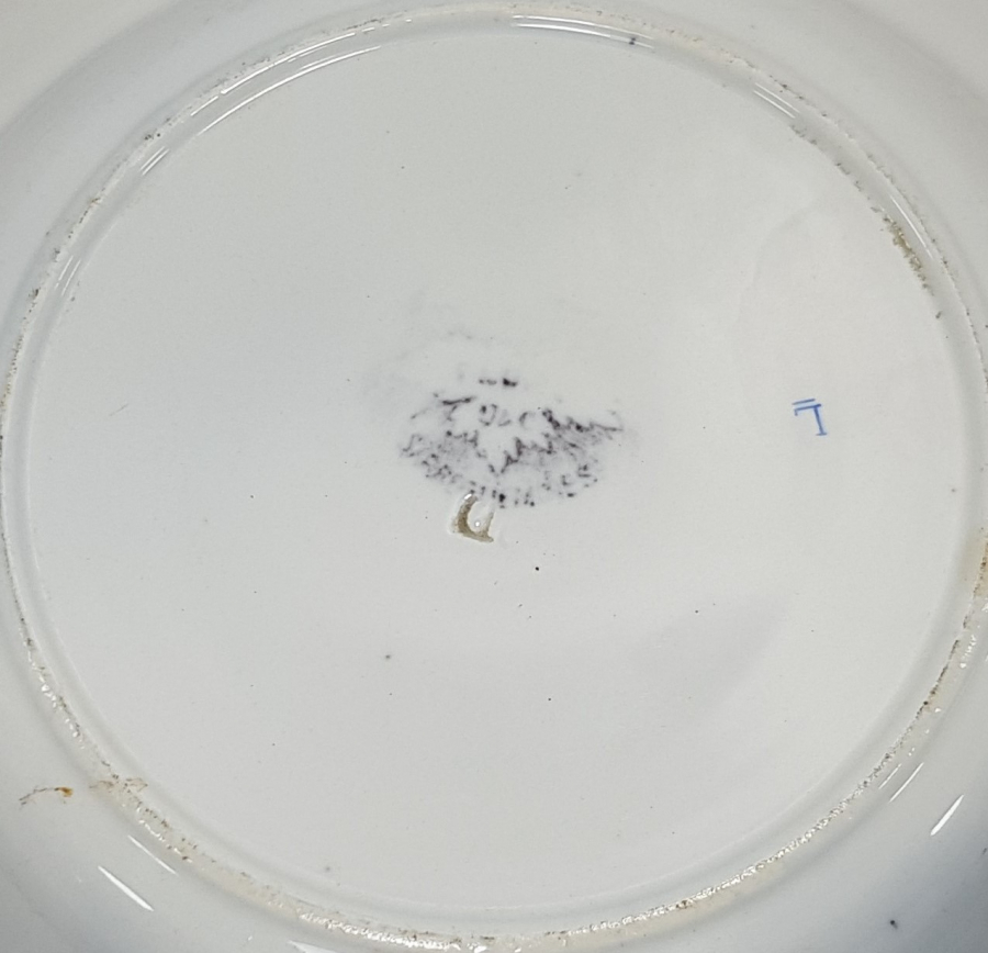 OSMANLI PAZARI SARREGUEMINES PORSELEN TABAK 