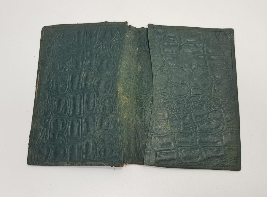 OSMANLICA ANADOLU ANONİM TÜRK SİGORTA ŞİRKETİ YAZILI DERİ CÜZDAN