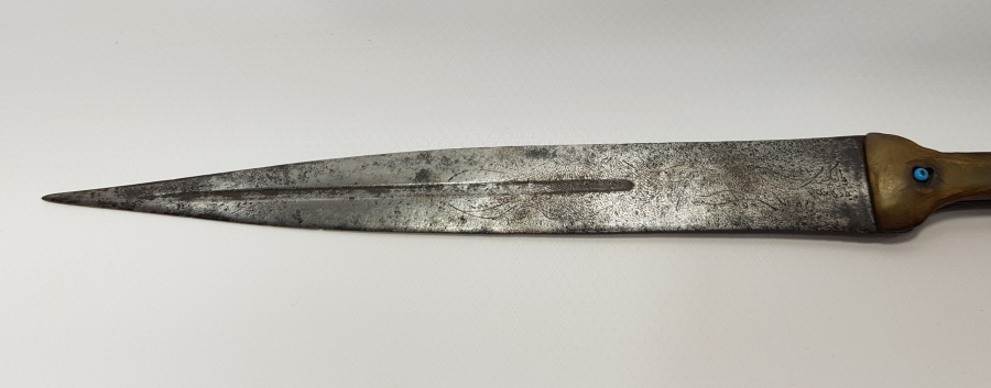 OSMANLICA BALIKESİR YADİGARI YAZILI KAMA