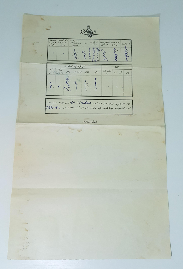 SULTAN REŞAD TUĞRALI MEKTEBİ SULTANİ TASDİKNAMESİ 