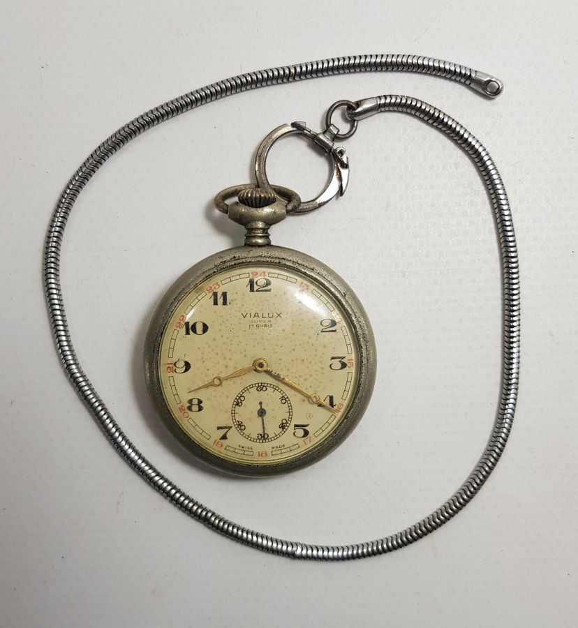 TCDD DEMİRYOLU VE TREN TEMALI VIALUX CEP SAATİ 