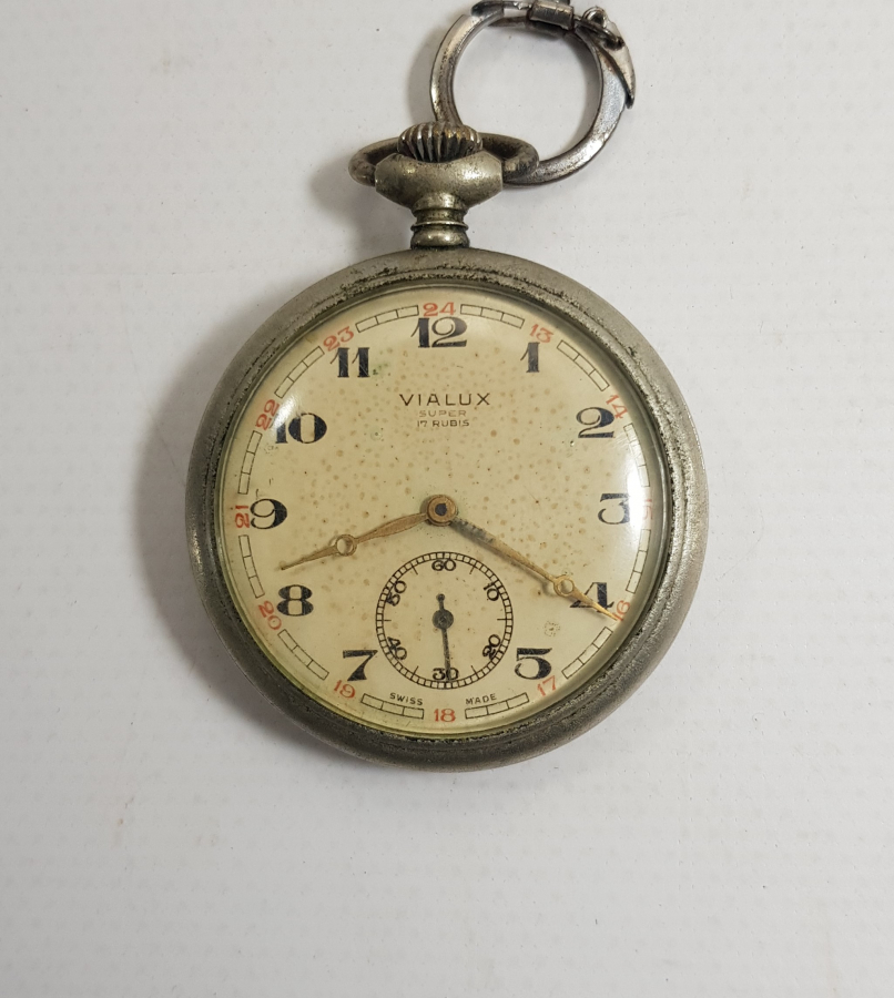 TCDD DEMİRYOLU VE TREN TEMALI VIALUX CEP SAATİ 