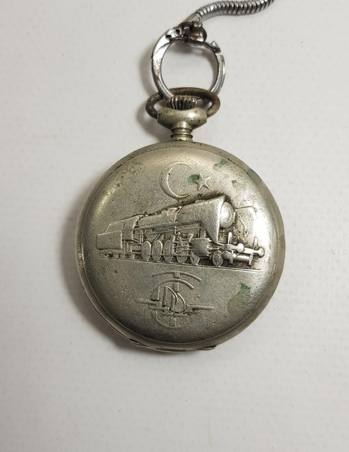 TCDD DEMİRYOLU VE TREN TEMALI VIALUX CEP SAATİ 