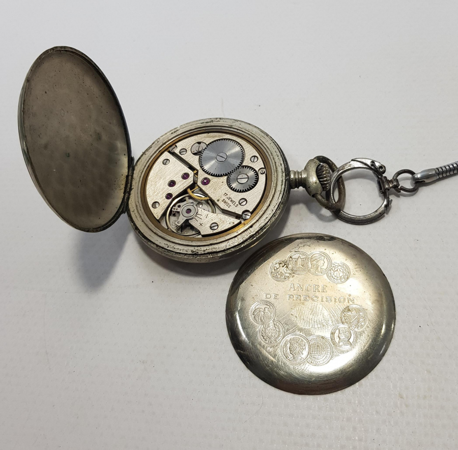 TCDD DEMİRYOLU VE TREN TEMALI VIALUX CEP SAATİ 