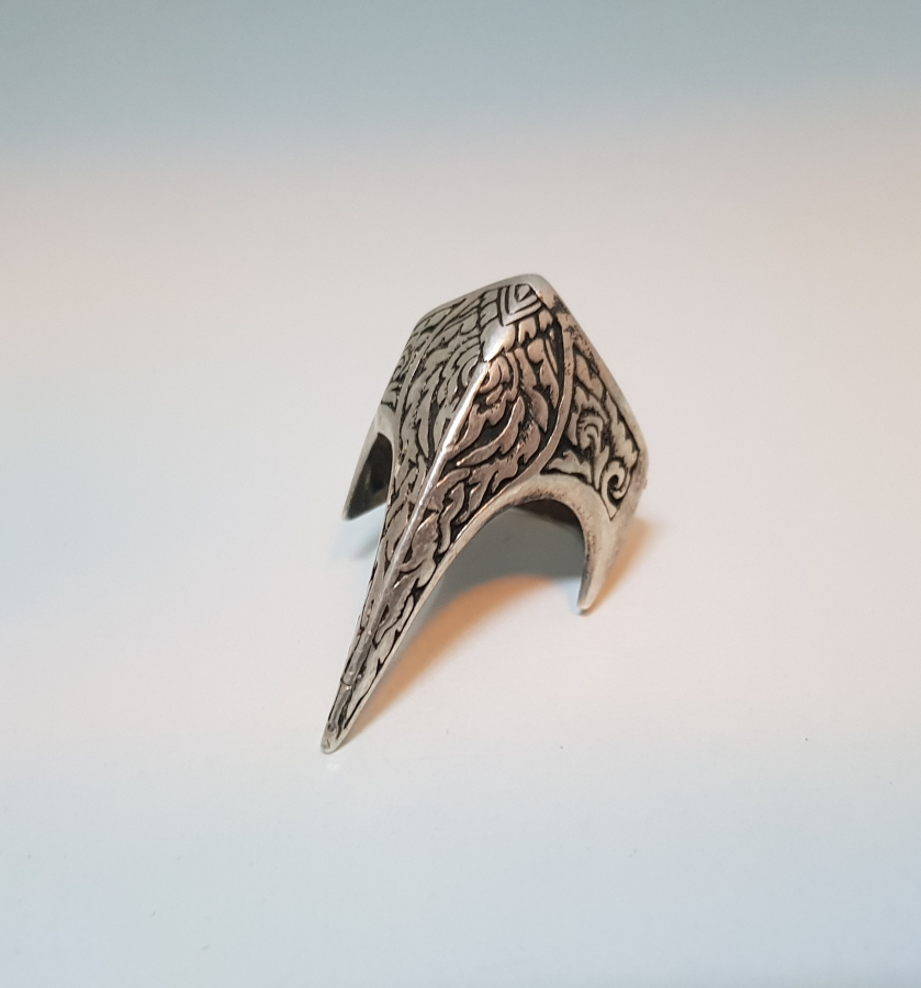 ZİHGİR FORMLU GÜMÜŞ YÜZÜK 