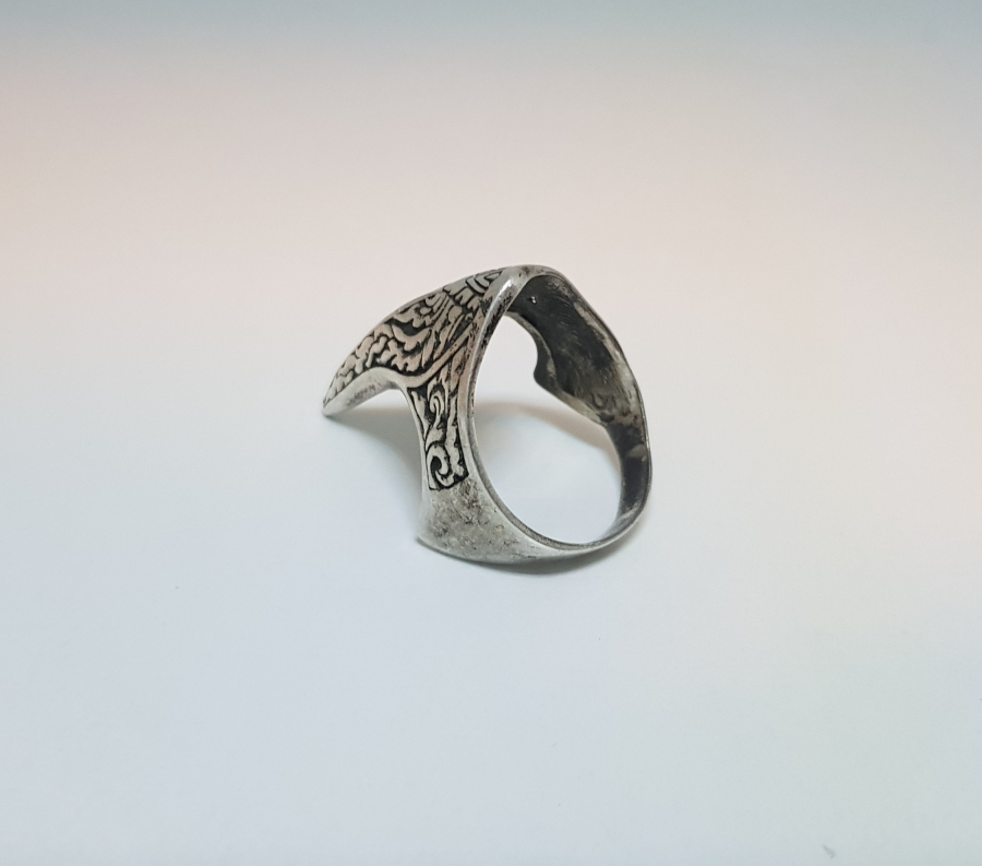 ZİHGİR FORMLU GÜMÜŞ YÜZÜK 