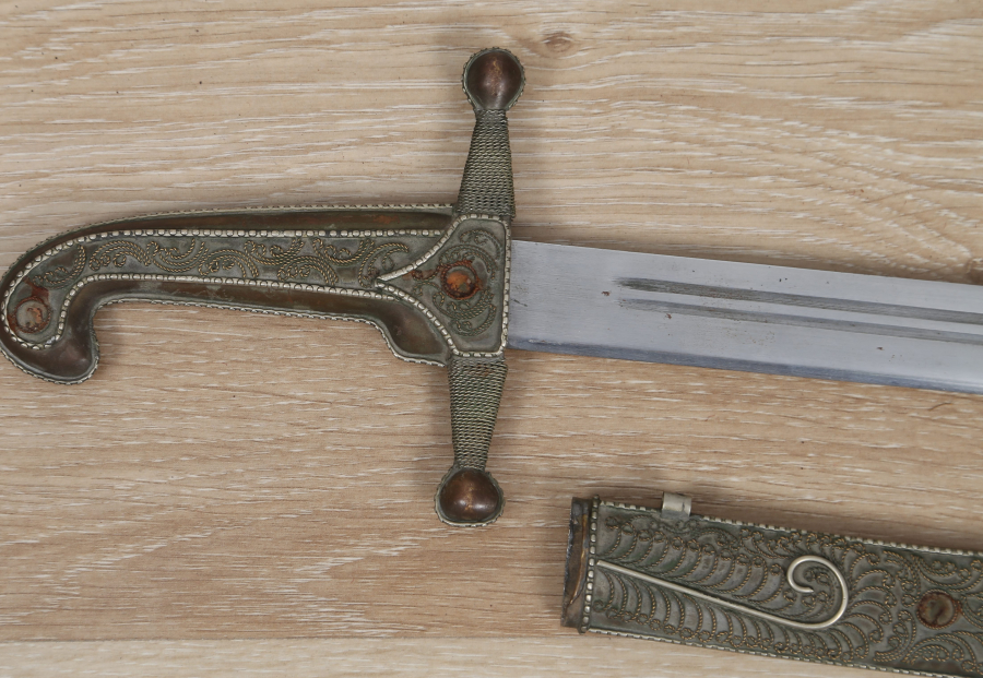 BÜYÜK BOY GÜRCÜ İŞİ ÇERKES KILICI