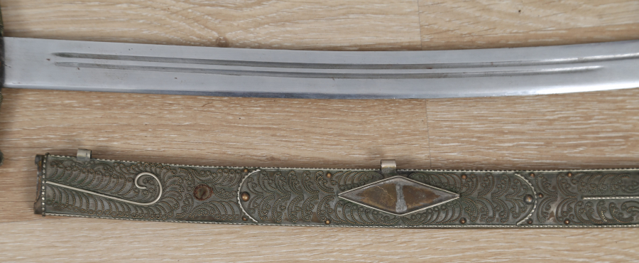 BÜYÜK BOY GÜRCÜ İŞİ ÇERKES KILICI