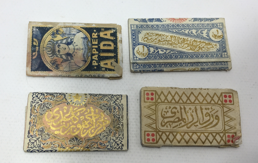 OSMANLI DÖNEMİ İÇİ DOLU VE OSMANLICA YAZILI SİGARA KAĞITLARI LOTU