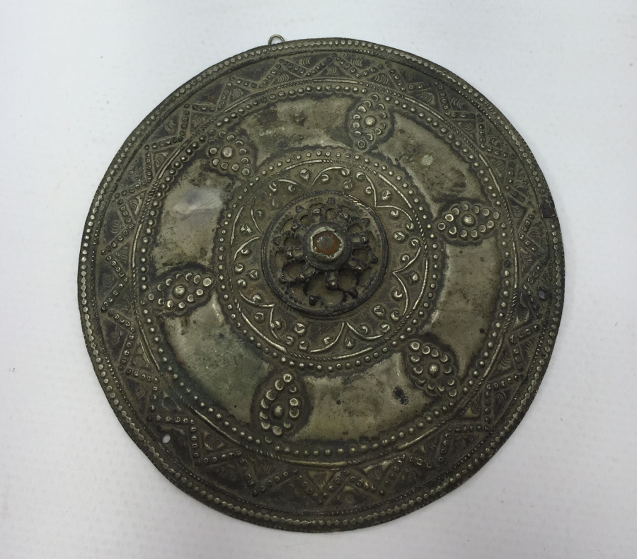 OSMANLI DÖNEMİ KABARTMA İŞÇİLİKLİ GÜMÜŞ TEPELİK