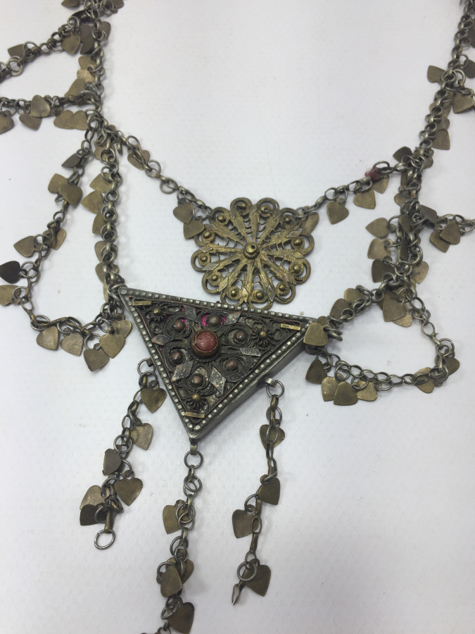 OSMANLI DÖNEMİ NADİR FORMDA MERCANLI HAMAYIL