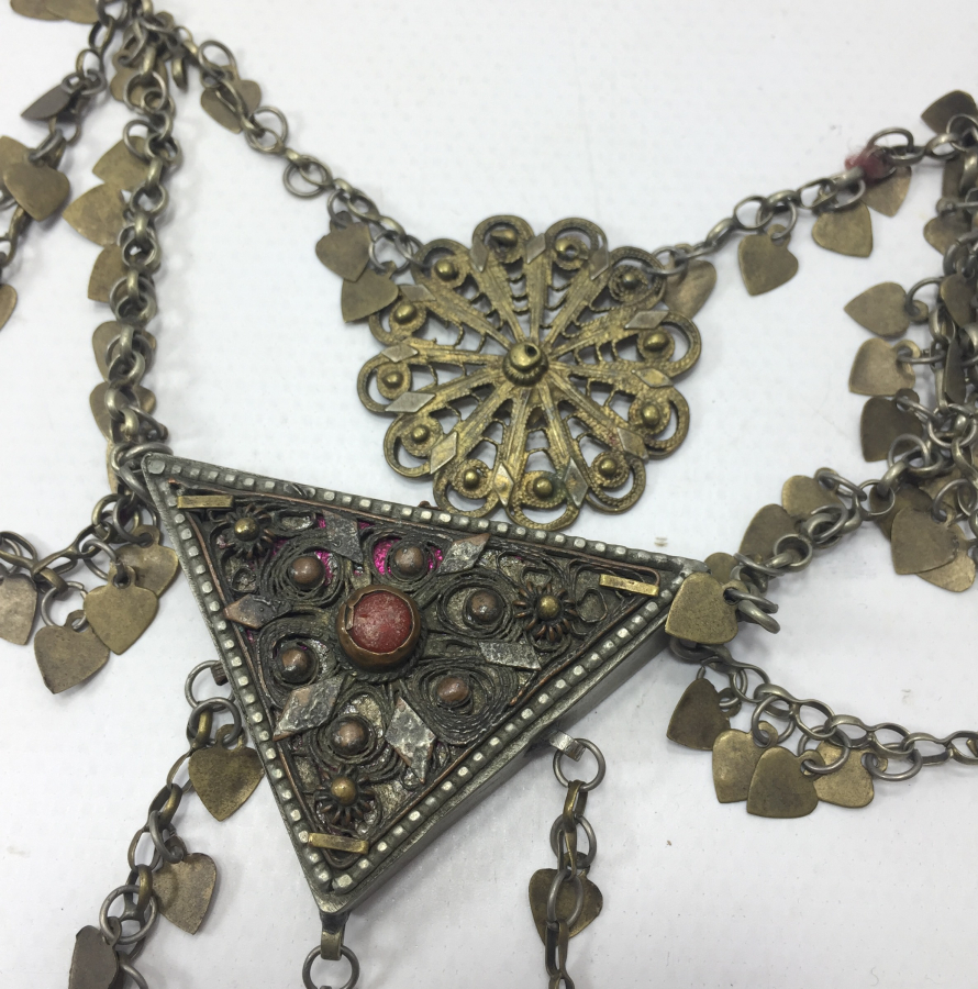 OSMANLI DÖNEMİ NADİR FORMDA MERCANLI HAMAYIL