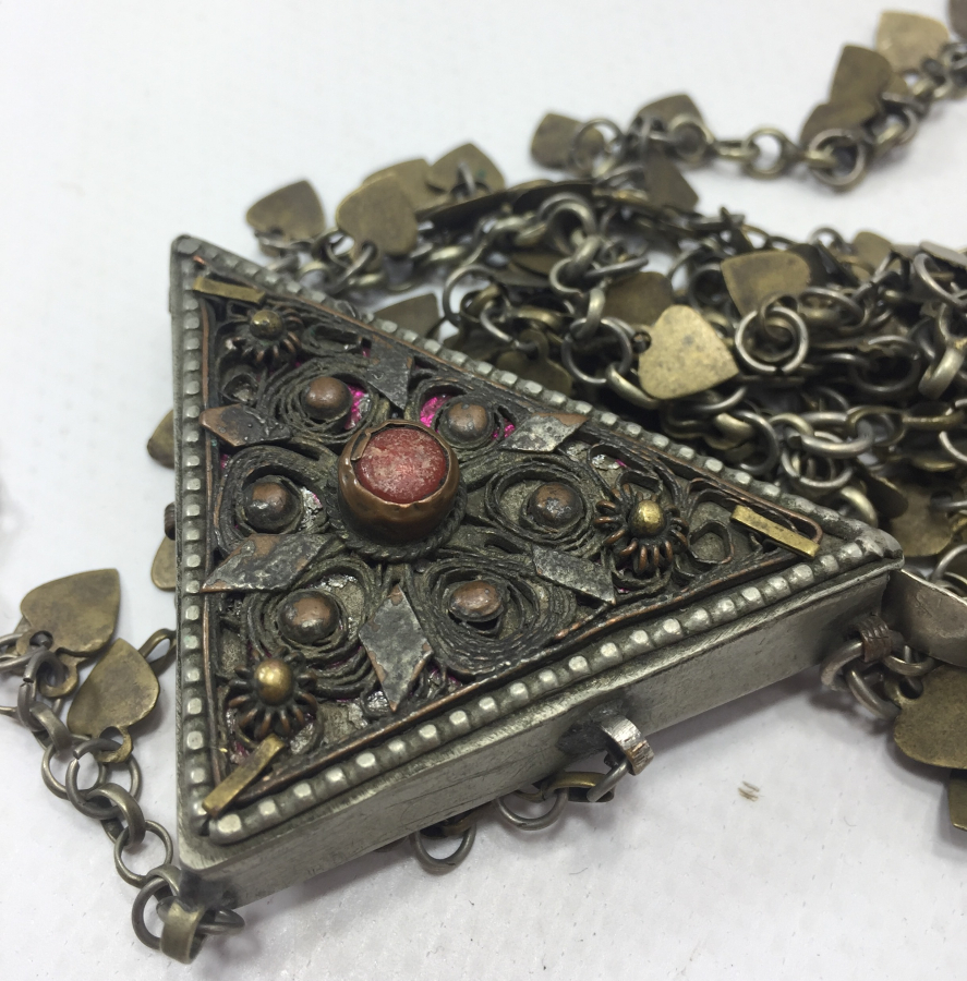 OSMANLI DÖNEMİ NADİR FORMDA MERCANLI HAMAYIL