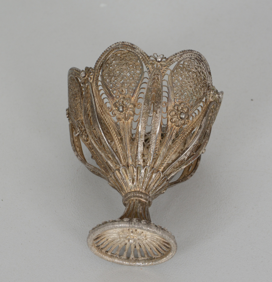 OSMANLI DÖNEMİ TELKARİ İŞÇİLİKLİ FİNCAN ZARFI