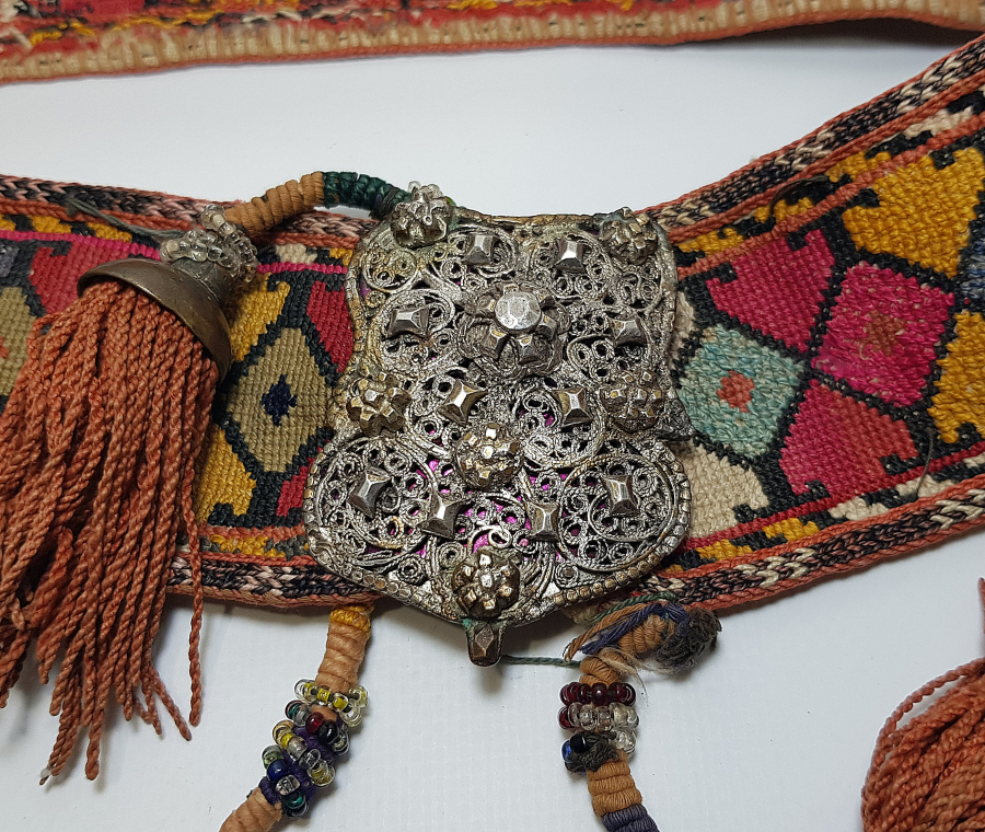 OSMANLI DÖNEMİ TELKARİ İŞÇİLİKLİ YÖRÜK İŞİ GELİN KEMERİ